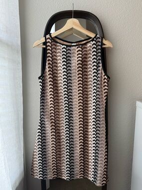 Gorglitter Crochet Chevron Mini Dress Boho Vacation
